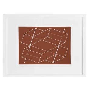 Josef Albers, Bands/Posts - P1, F3, I2, Geometric Abstract Screenprint
