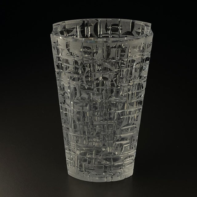 Crystal Vase by Kristall Krisla, Italy, 1960s For Sale - Image 13 of 16
