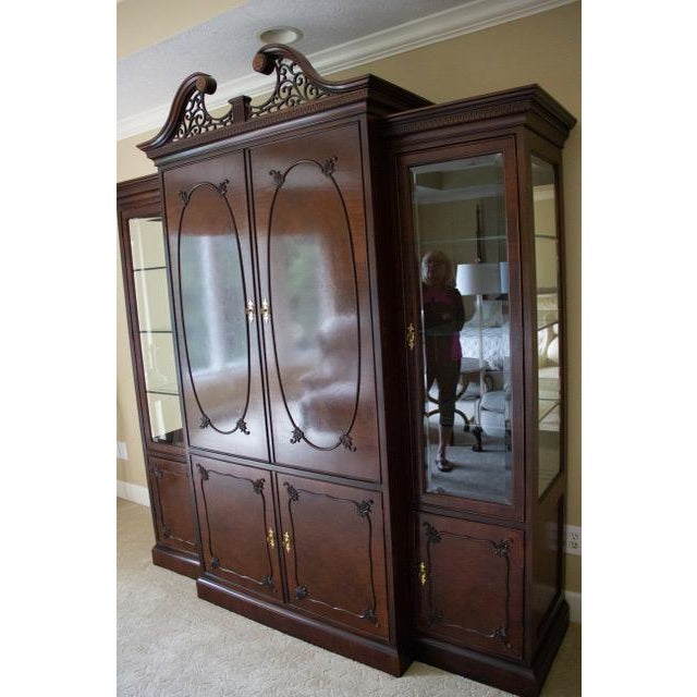 Century Furniture Classic Mahogany Entertainment Center Chairish