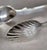 Antique Victorian Sterling Silver Shell and Floral Sugar Tongs by John Wilkie, 1849 For Sale - Image 4 of 12