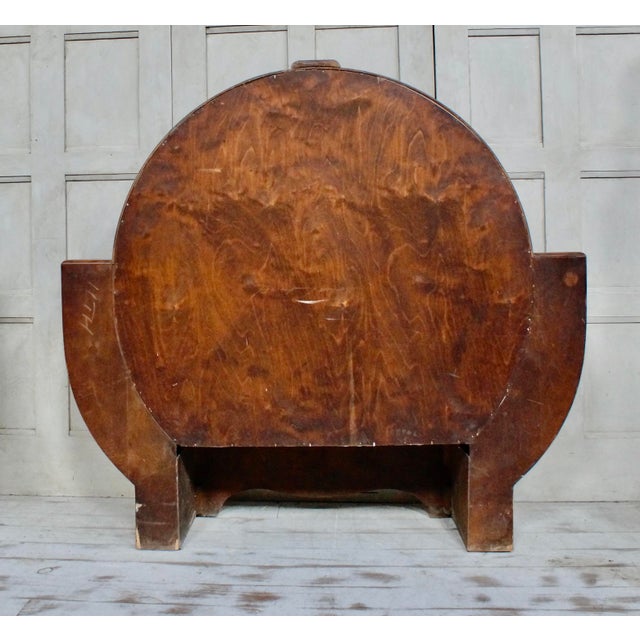 Art Deco Walnut Circular Shouldered Cabinet, 1920s For Sale - Image 11 of 12