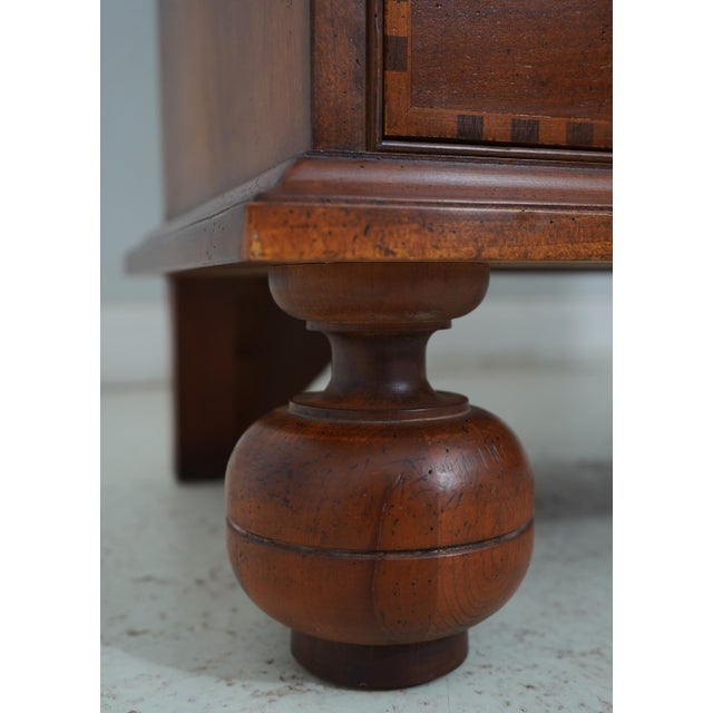 Wood Baker Milling Road William & Mary Inlaid Chest For Sale - Image 7 of 12