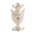 Gilded Amphora with Floral Designs & Multicolored Reliefs from BottegaNove, 1920s For Sale