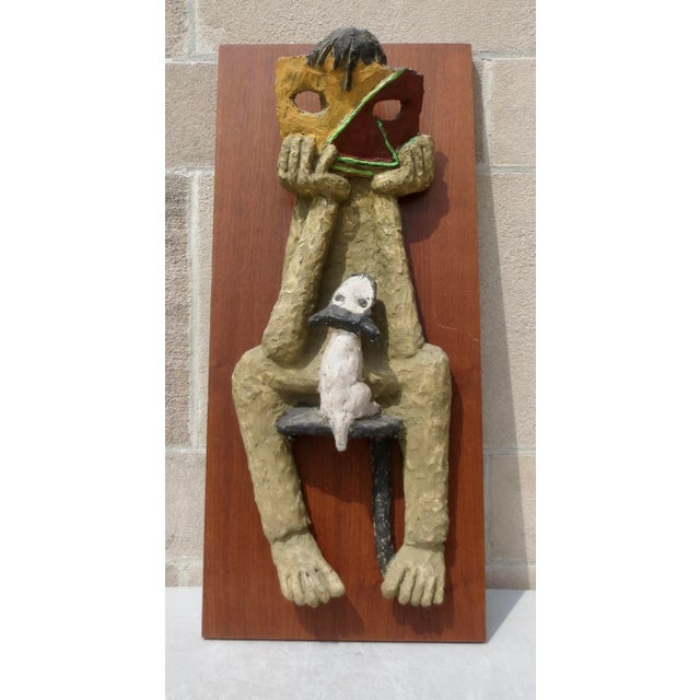 Jean Lambert Rucki (Poland, 1888- 1967), A Plaster sculpture. Rucki became French and exhibited extensively in the French...