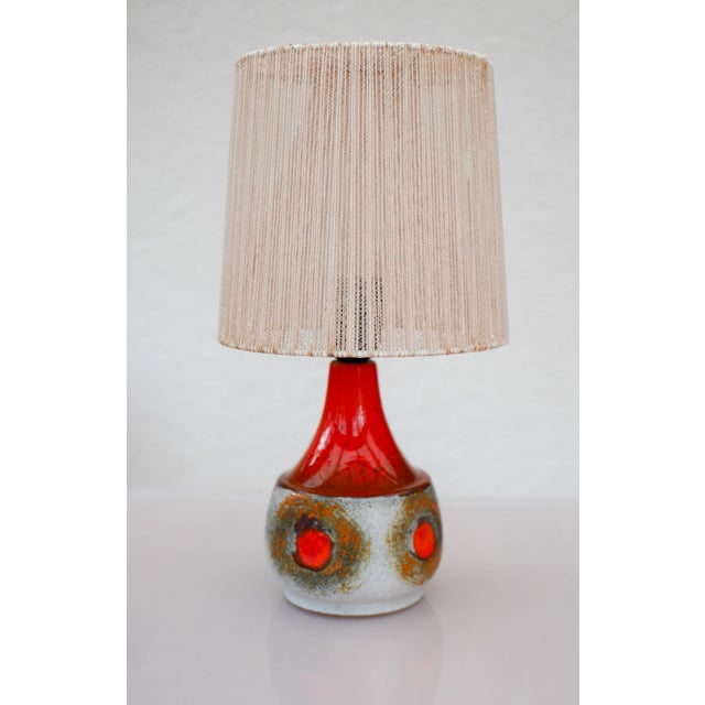 Mid-Century Modern Pottery Lamp from Tilgmans, 1970s For Sale - Image 11 of 15