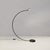 1980s Italian Space Age Metal, Acrylic Glass and Marble Black Violet Arc Floor Lamp, 1980s For Sale - Image 5 of 18