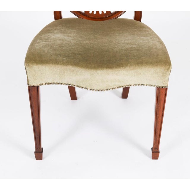 Vintage Shield Back Dining Chairs attributed to William Tillman, 1980s, Set of 8 For Sale - Image 18 of 18