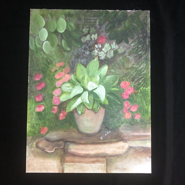 Botanical Garden Acrylic Painting by Lisa Burris Chairish
