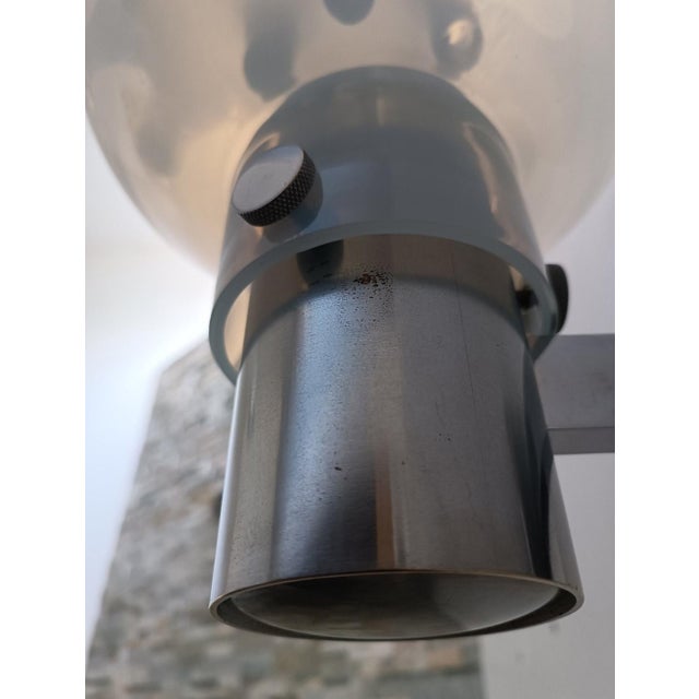 Silver Wall Light by Toni Zuccheri for VeArt, 1970s For Sale - Image 8 of 12