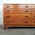 Johnson Furniture Company 1960s Elegant Restored Mid Century Modern Long Low 8 Drawer Dresser Hi-End Walnut For Sale - Image 4 of 16