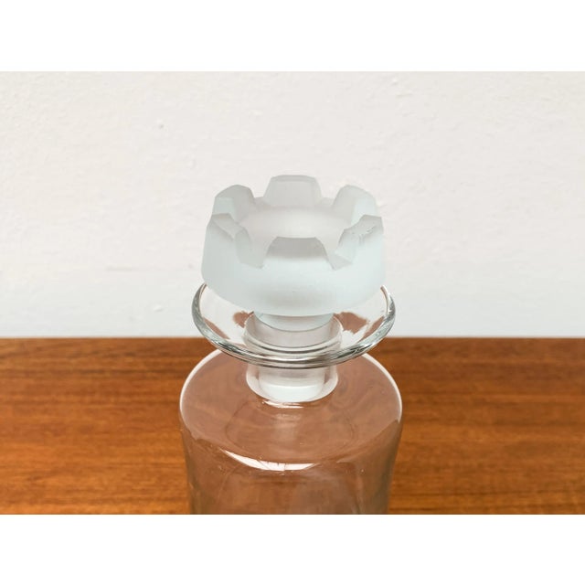 Vintage Glass Bottle from Bohemia Crystal, 1970s For Sale - Image 15 of 17