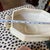 1970s White Ceramic Iridescent Geometric Decorative Bowl For Sale - Image 4 of 6
