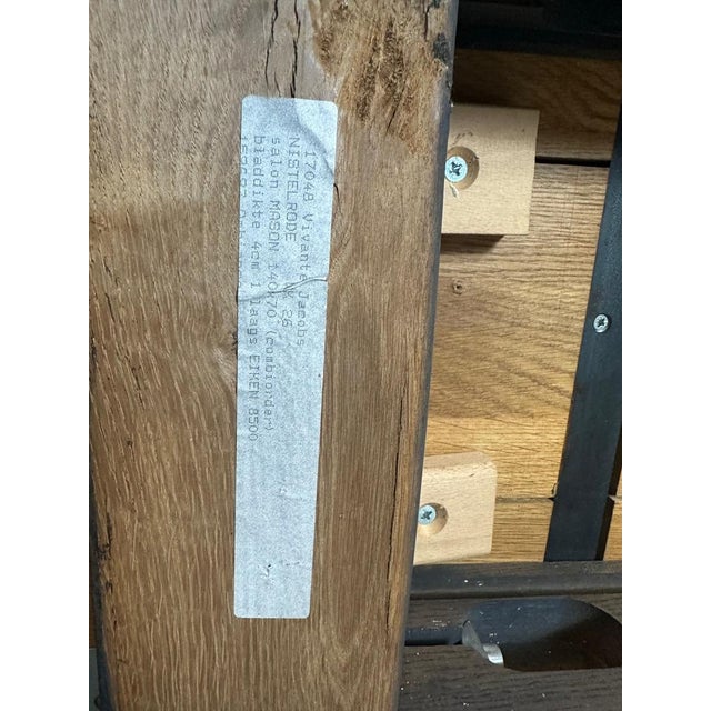 Vintage Japandi Coffee Table in Oak, 1980s For Sale - Image 9 of 15