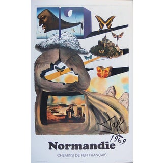 Salvador Dali, Normandie (SNCF Grand Modèle), Lithograph For Sale