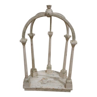 Early 19th Century French Painted Religious Niche For Sale