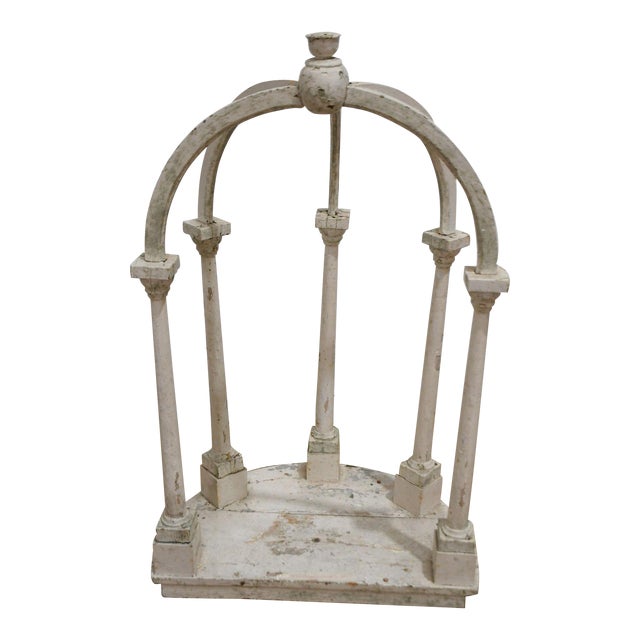 Early 19th Century French Painted Religious Niche For Sale