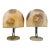 1970s Pair of Alfredo Barbini Murano Scavo Glass Table Lamps For Sale