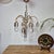 Metal Vintage Ten-Arm Chandelier from TZ Leuchten, 1970s For Sale - Image 7 of 7