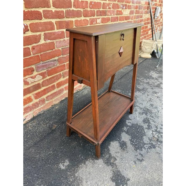 Antique Art Craft Style Metamorphic Side Table For Sale - Image 11 of 18