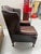 1980s Brown Leather Wing Chair, 1980s For Sale - Image 5 of 6