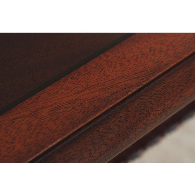 Stickley Mahogany Inlaid Console Table For Sale - Image 9 of 15