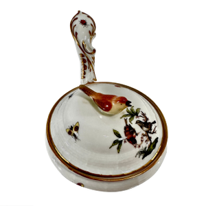 Herend, Lady Rothschild Pattern, Birds & Pearls, Lidded Patty Pan