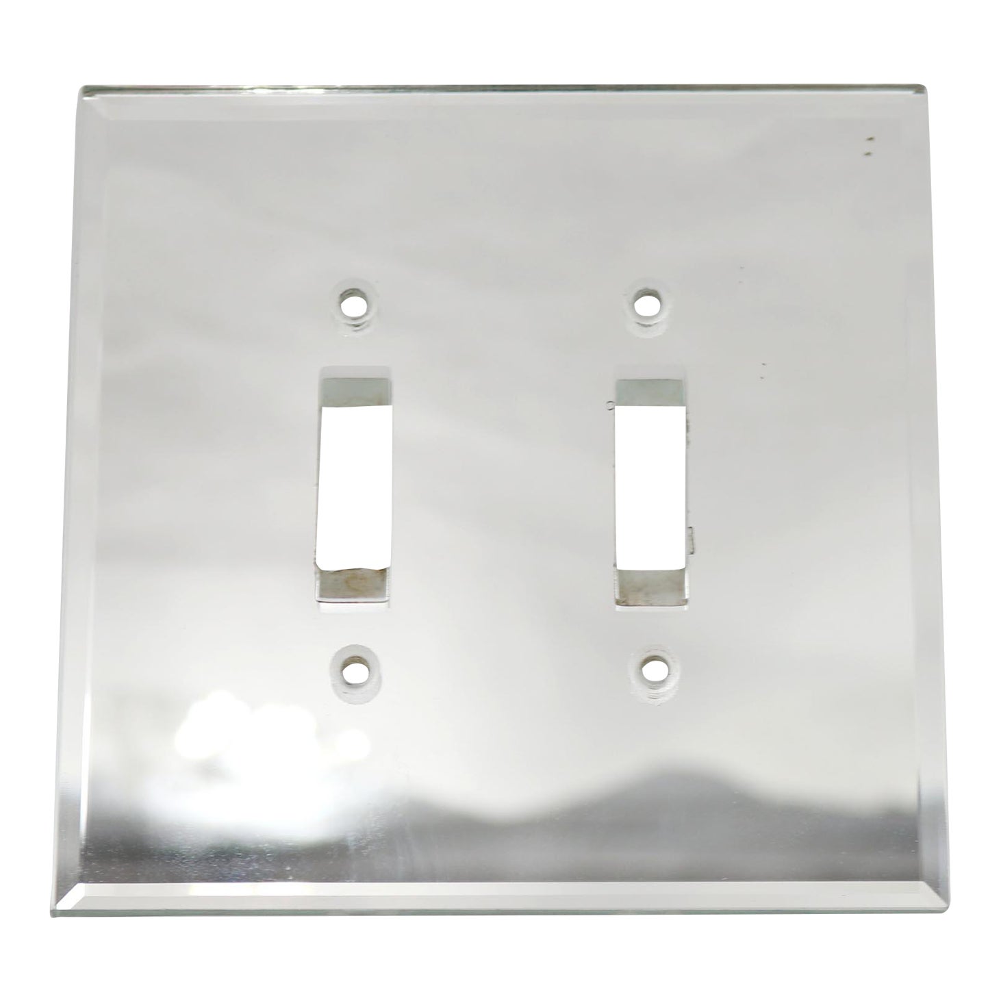 Beveled Mirror Light Switch Plate | Chairish