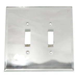 Beveled Mirror Light Switch Plate
