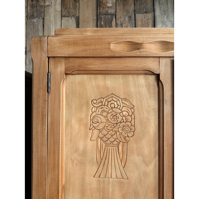 Art Deco Wardrobe with Hanging Space, 1930s For Sale - Image 11 of 12