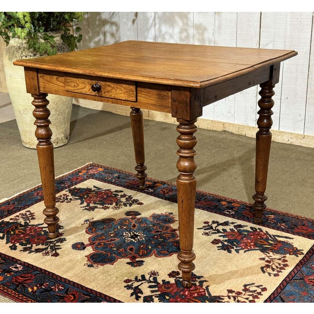 Wood Early 20th Century Desk in Fir and Light Mahogany For Sale - Image 7 of 13