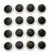 1960s Danish Round Pulls - Set of 12 For Sale
