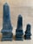 English Garden Obelisks Copper Painted - Set/3 For Sale - Image 3 of 6