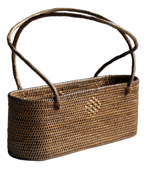 Small Oval Basket with Long Handles