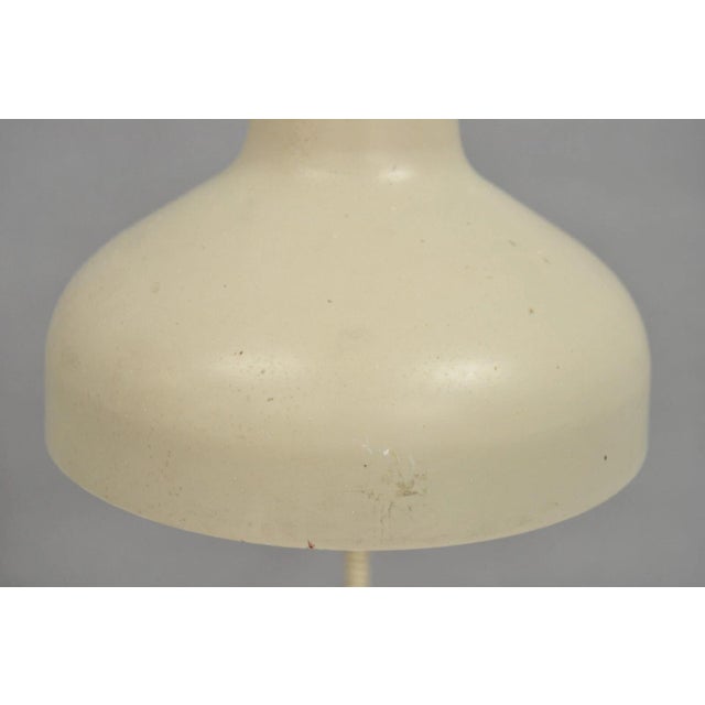 Vintage Acme Lite Beige Mid Century Modern Retro Adjustable Gooseneck Desk Lamp For Sale - Image 4 of 12