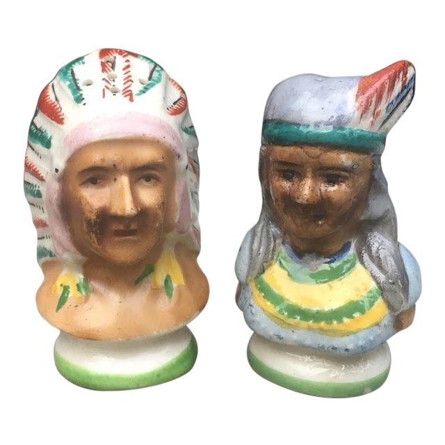 Native American Salt & Pepper Shakers a Pair Chairish