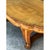 Art Deco Vintage Art Deco Scalloped Edge Burl Wood Center Hall Table For Sale - Image 3 of 14
