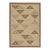 Contemporary Scandinavian Style Brown Geometric Wool Rug by Rug & Kilim, India For Sale
