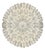 Huge Imperial Sanded Petals Murano Glass Flush Mount by Simoeng For Sale