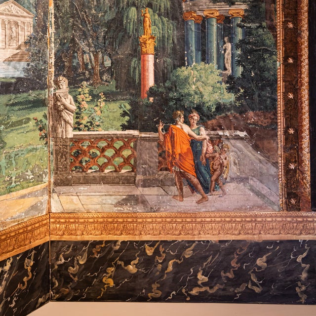 Panoramic Wallpaper Panels with Telemachus on the Island of Calypso Motif by Joseph Dufour, France, 1818, Set of 2 For Sale - Image 9 of 10