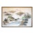 Large Showa Era Japanese Byobu Screen "Mountain Landscape With River" For Sale