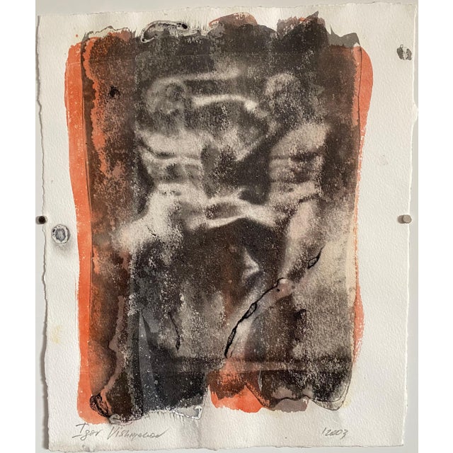 Igor Vishnyakov, Post Soviet Russian Avant Garde Photograph Mixed Media Gum Arabic Photo Painting, 2003 For Sale - Image 4 of 4