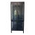 Industrial Iron & Glass Display Cabinet For Sale