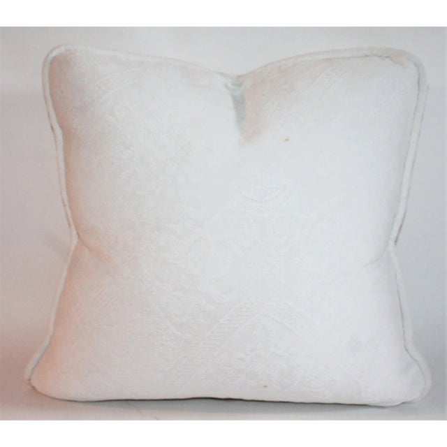 Double Sided Coverlet Pillow W/Thick Binding For Sale - Image 4 of 8