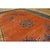 1920s Orange Pictoral Field Greek Key Antique Chinese Art Deco Wide Gallery Rug For Sale - Image 4 of 10