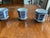 Darling petite blue and white porcelain hexagonal miniature cachepot planters. The design features a traditional floral...