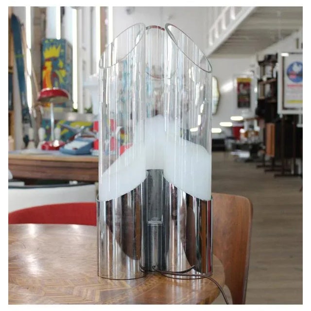 Table Lamp with Three Lights from Mazzega, 1970 For Sale - Image 7 of 8