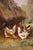 Pair 19th Century French Barnyard Oil Paintings Signed Charles Maréchal For Sale - Image 4 of 12