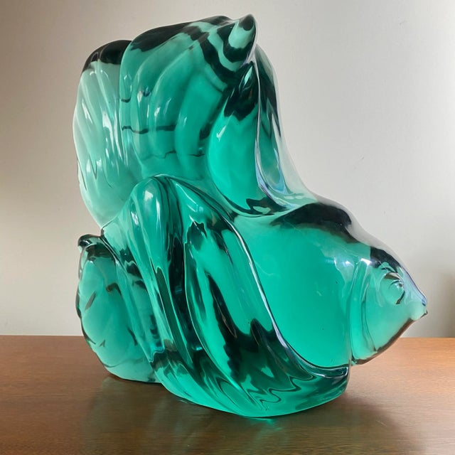 Gemstone Late 20th Century Obsidian Angelfish For Sale - Image 7 of 7