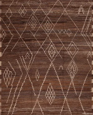 Nazmiyal Collection Tribal Geometric Pattern Modern Area Rug