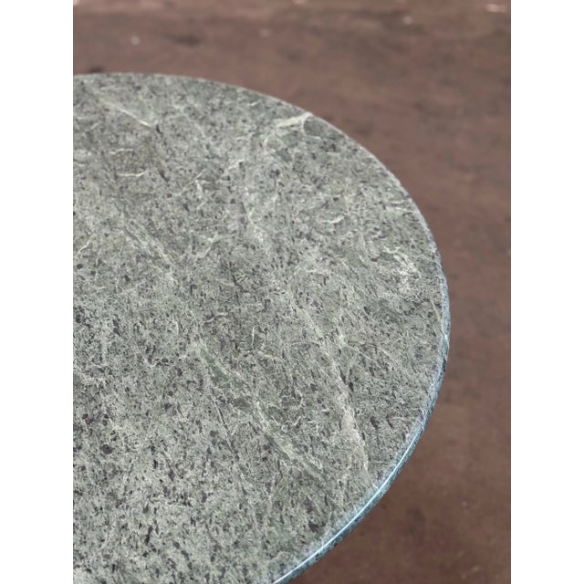1980s Green Marble Bistro Table For Sale In Los Angeles - Image 6 of 12